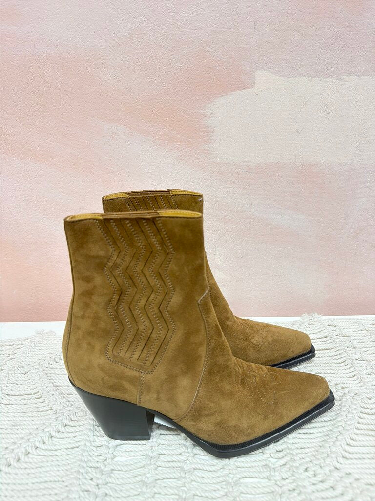 Hermes "Bottine Femme Vegas" Suede Boot NWT w/ Box and Dustbag