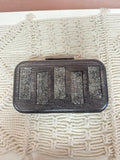 Devi Kroell Wooden Crystal Cluster Clutch w/ Dustbag (Originally approx. $1300+)