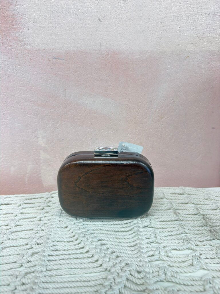 Devi Kroell Wooden Crystal Clutch w/ Dustbag (Originally approx. $1300+)