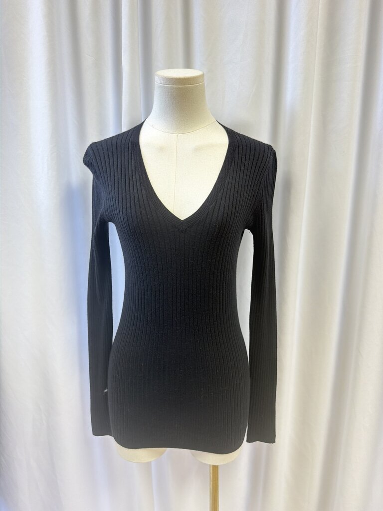 Vince Ribbed Long Sleeve Top