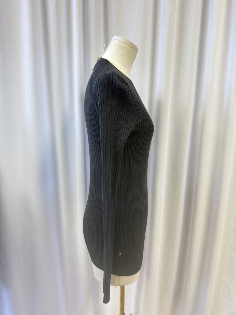Vince Ribbed Long Sleeve Top
