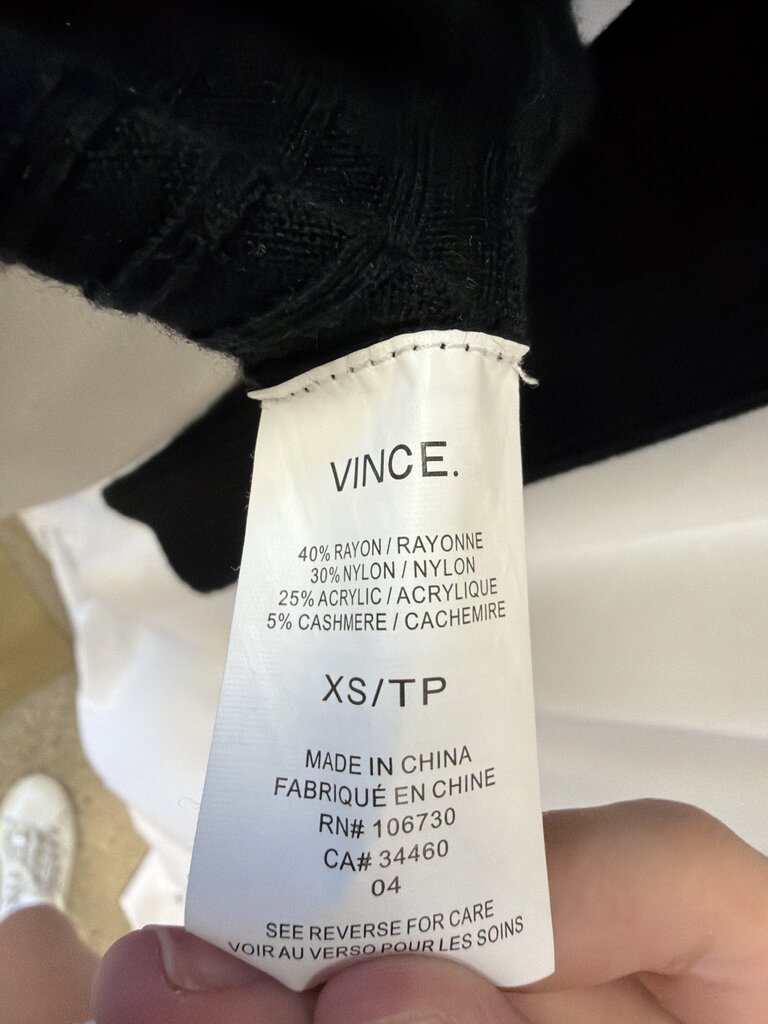 Vince Ribbed Long Sleeve Top