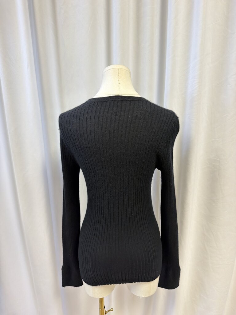 TSE Cashmere Ribbed Long Sleeve Top
