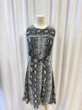 Proenza Schouler Snakeskin Print Wrap Dress