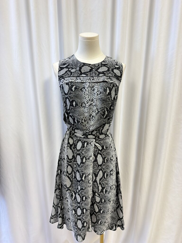 Proenza Schouler Snakeskin Print Wrap Dress