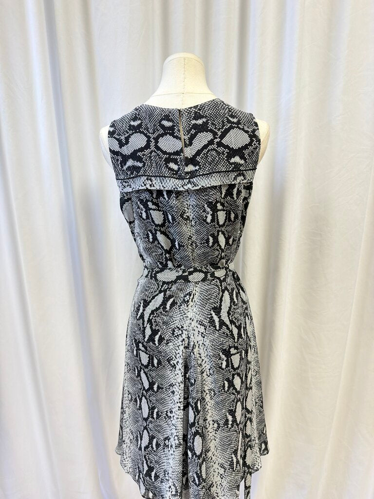 Proenza Schouler Snakeskin Print Wrap Dress
