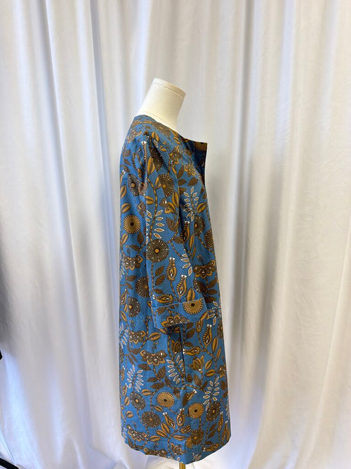 'S Max Mara Printed Button Up Mini Dress