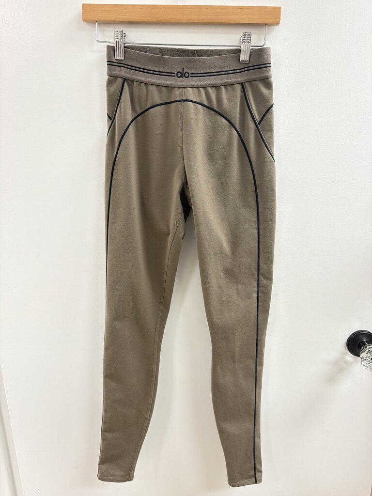 Alo Olive Leggings w/Piping