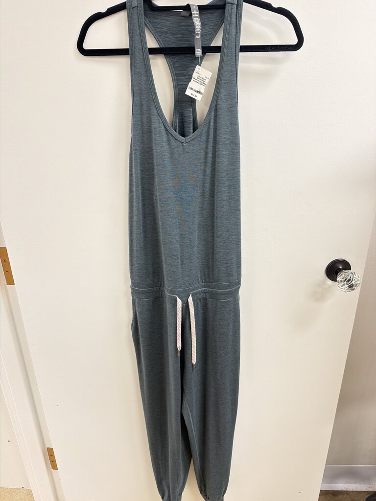 Vuori Sleeveless Drawstring Waist Jumpsuit