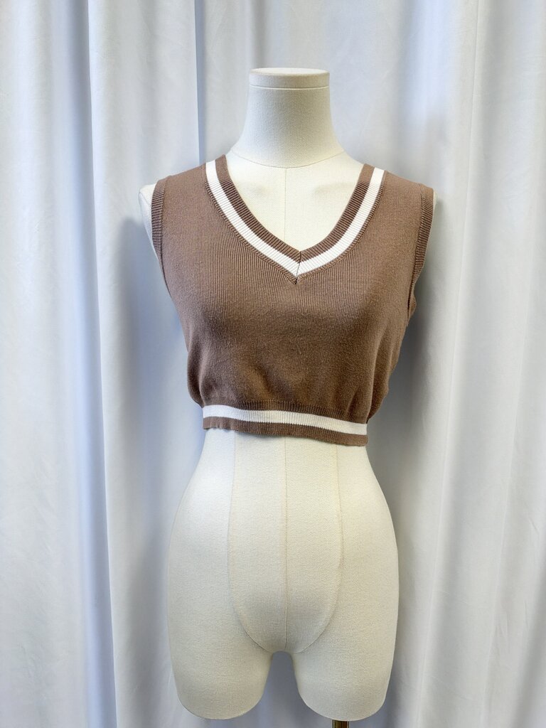 Superdown Cropped Sweater Vest