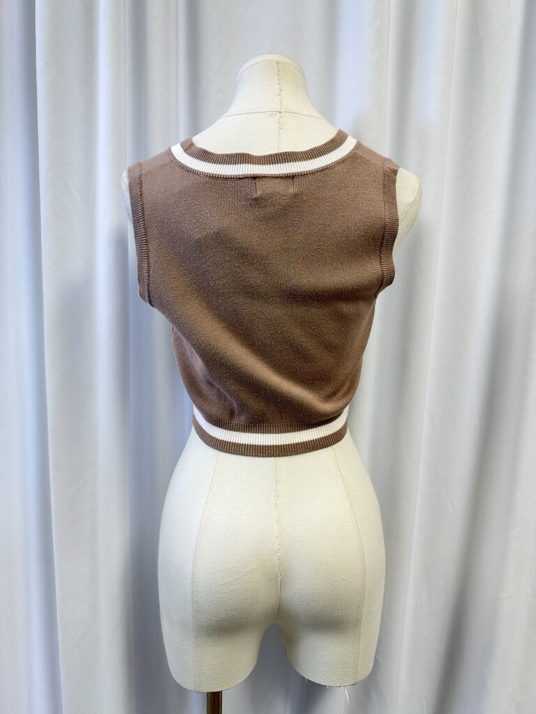 Superdown Cropped Sweater Vest