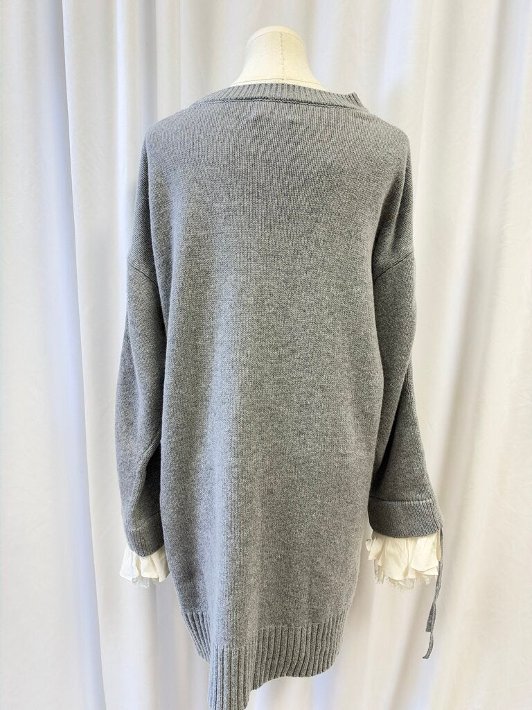 Cinq a Sept Grey Sweater Dress