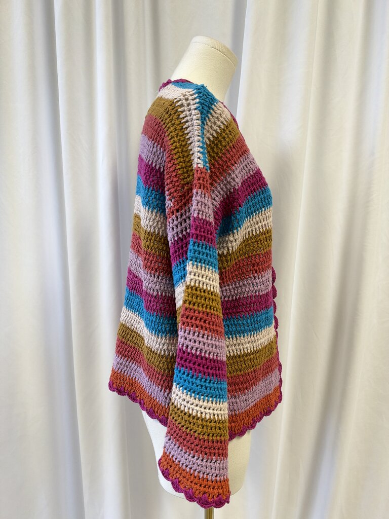 Xirena Striped Open Cardigan NWT
