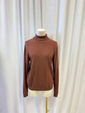 Julia Amory Brown Turtleneck Sweater