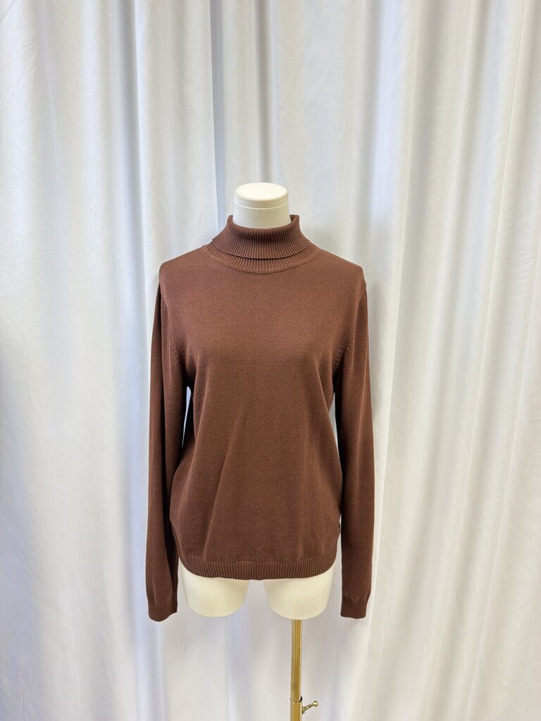 Julia Amory Brown Turtleneck Sweater