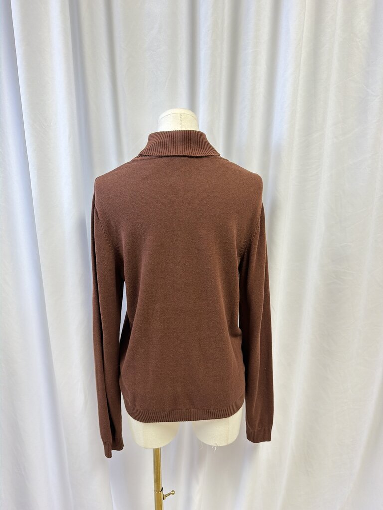 Julia Amory Brown Turtleneck Sweater