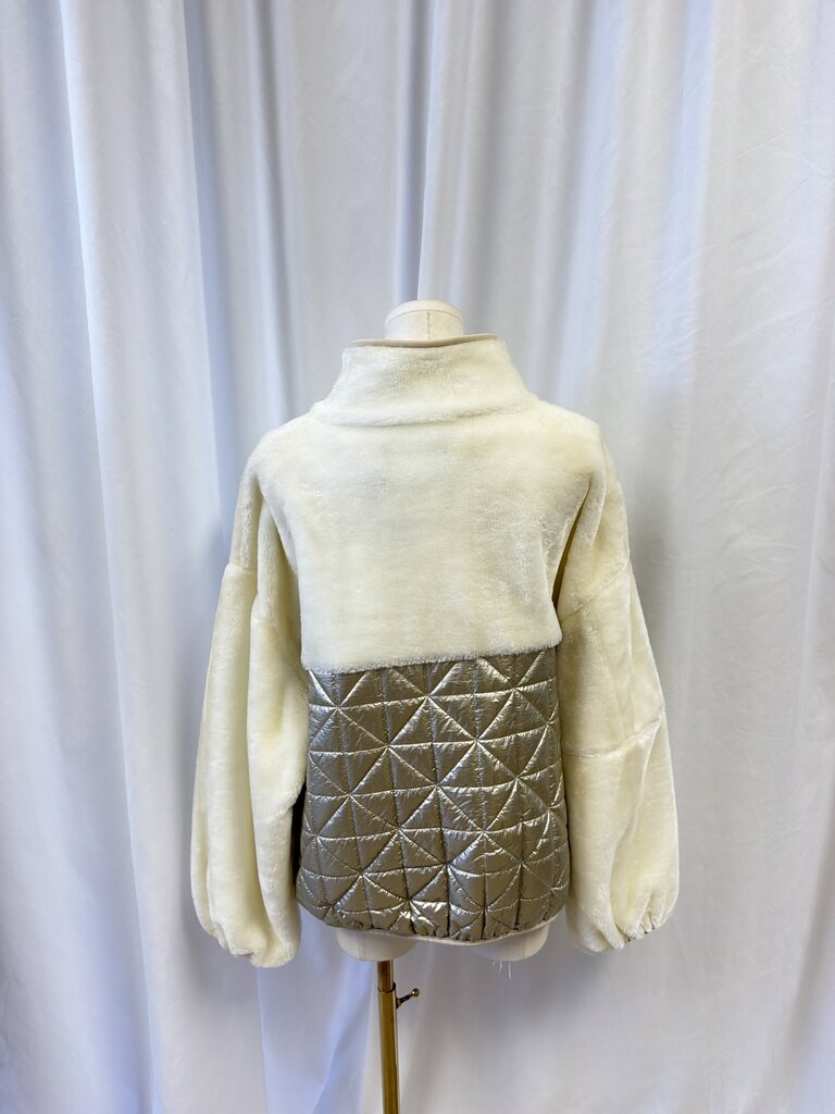Ugg Metallic Fleece Jacket NWT