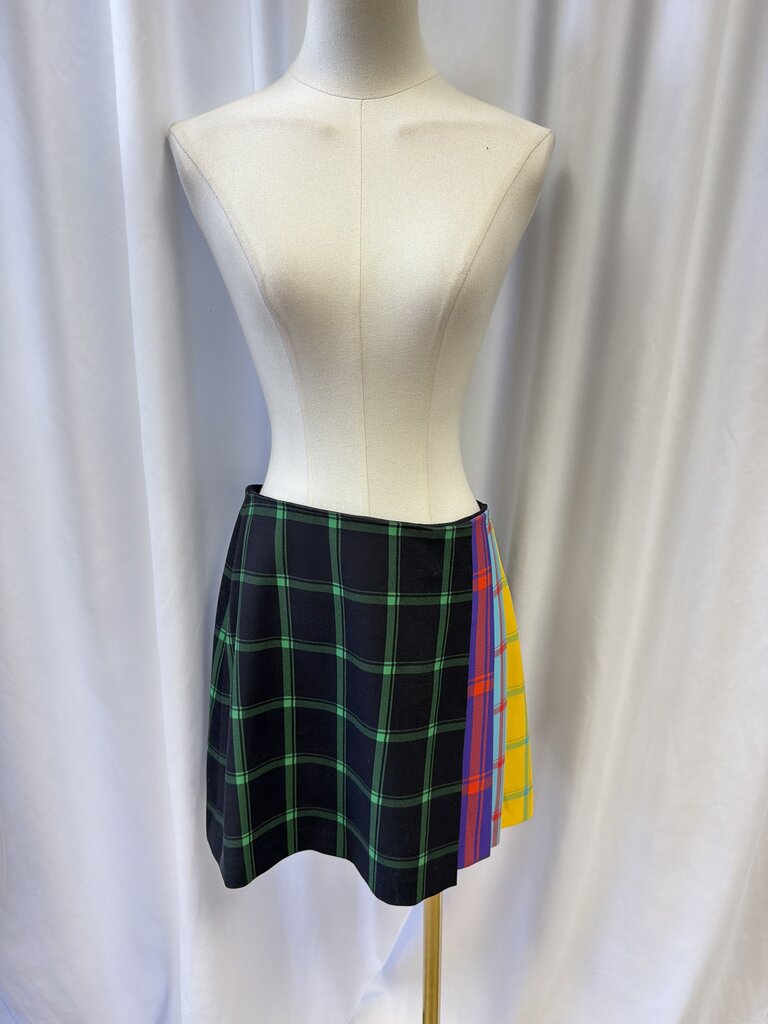 Alice + Olivia Plaid Miniskirt