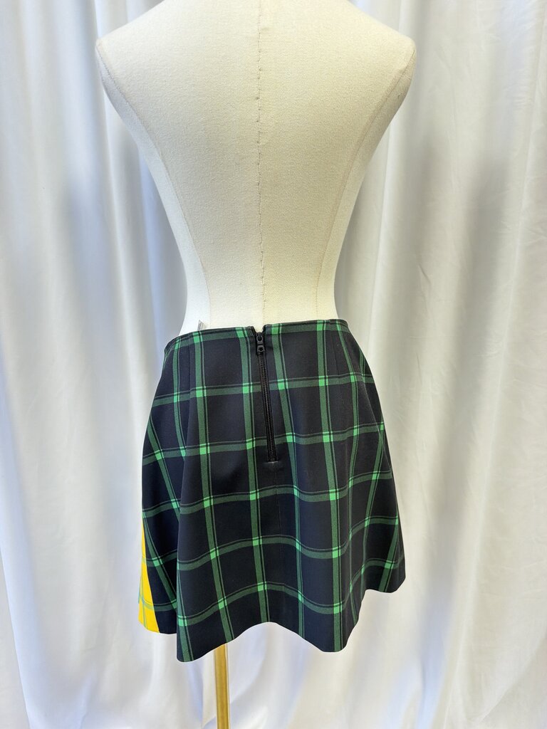 Alice + Olivia Plaid Miniskirt