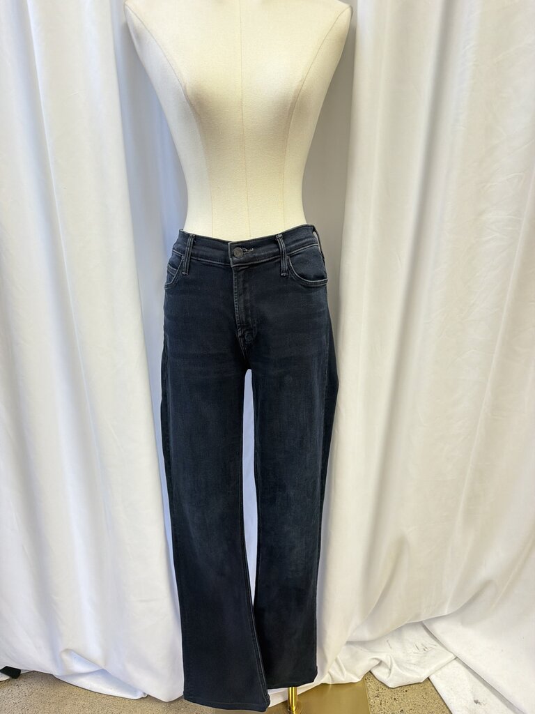 Mother Super Dark Boot Cut Jeans