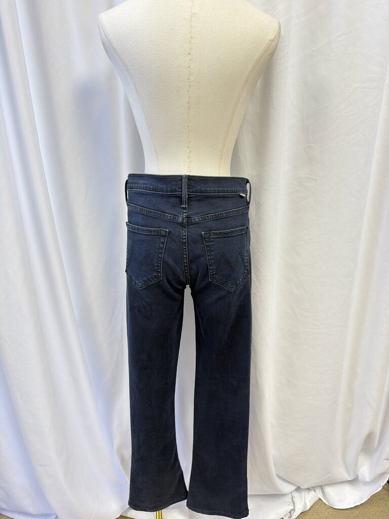 Mother Super Dark Boot Cut Jeans