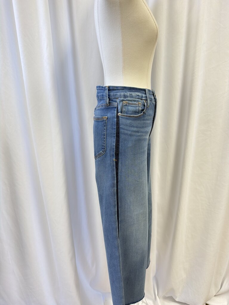 Good American Cropped Wide Leg Jean