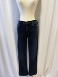 Mother Black Straight Leg Jean