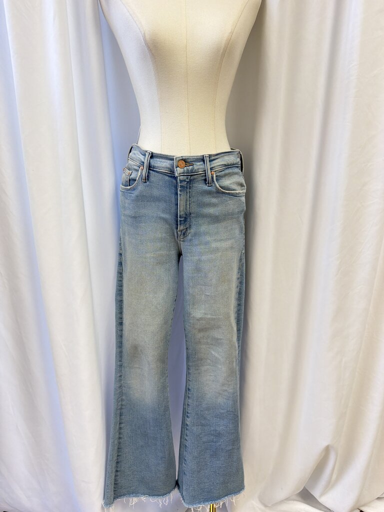 Mother Boot Cut Frayed Bottom Jean