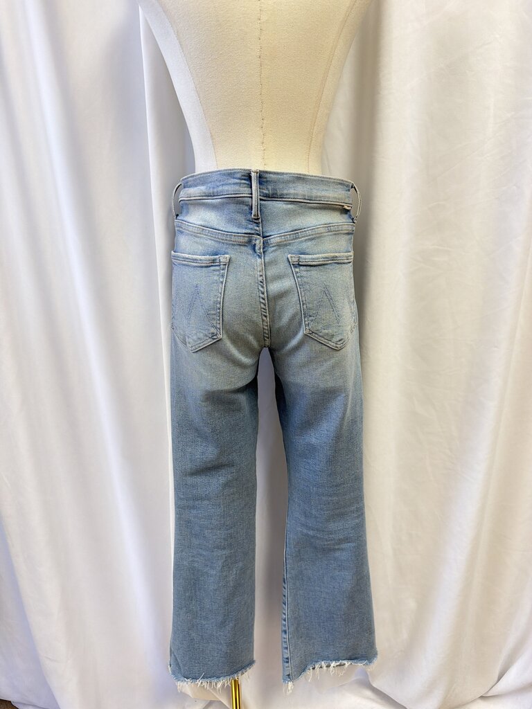 Mother Boot Cut Frayed Bottom Jean