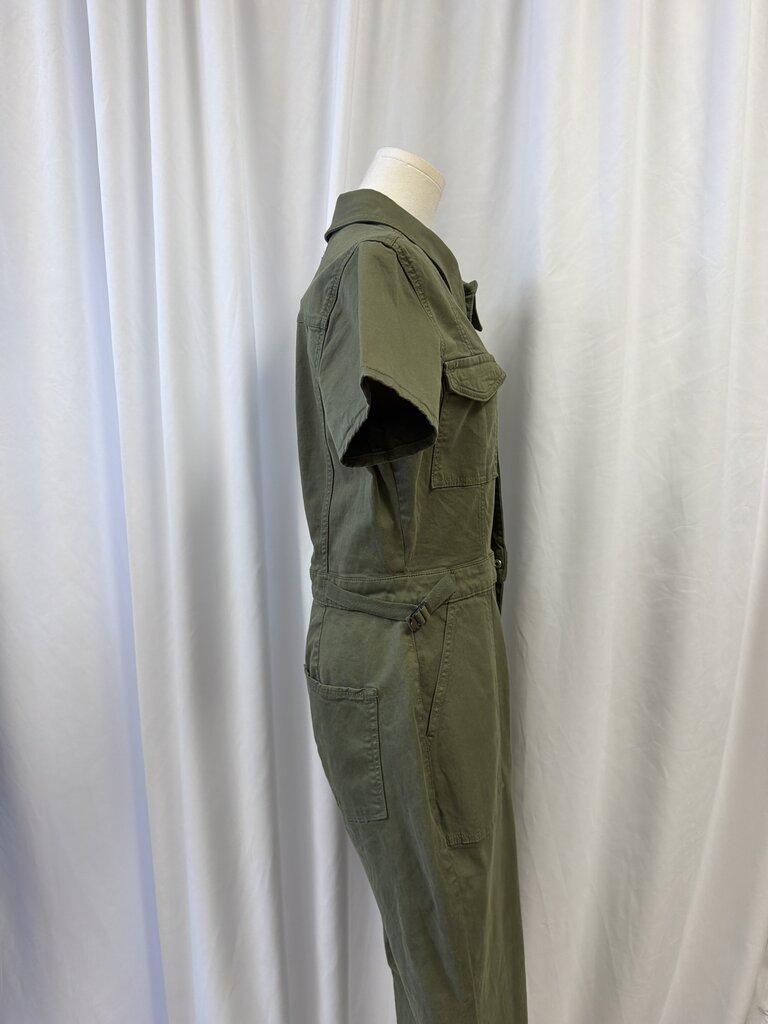 Good American Olive Jumpsuit NWT