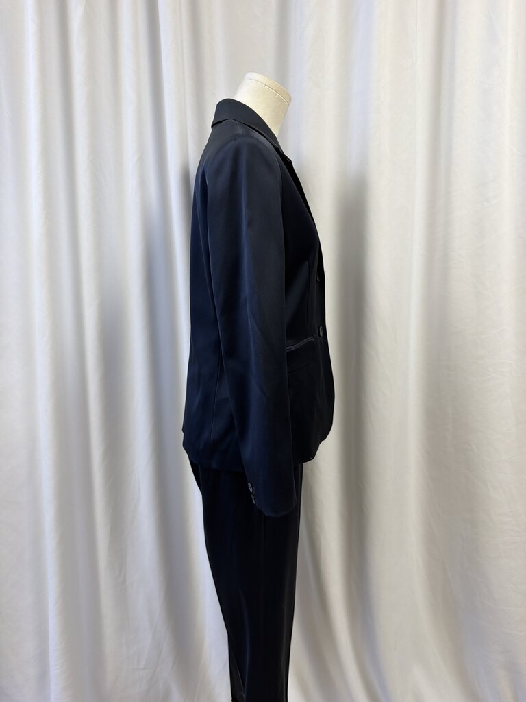 ATM Anthony Thomas Melillo Navy Silk Suit SET