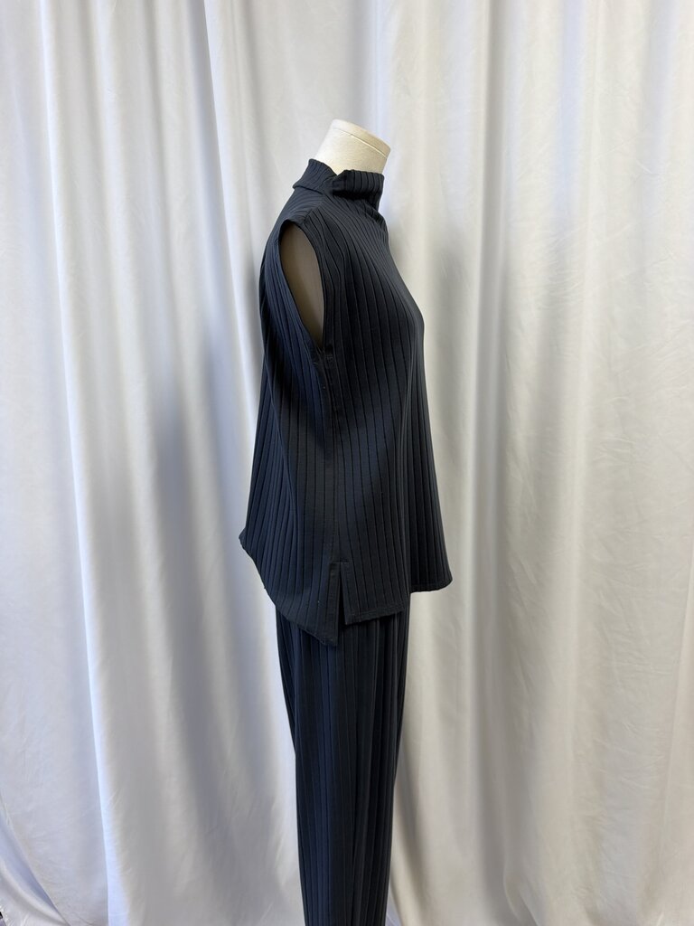 Eileen Fisher Graphite Ribbed Set NWT