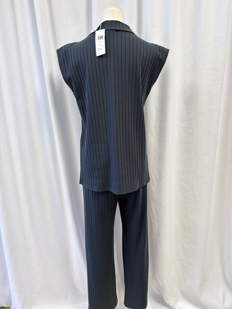 Eileen Fisher Graphite Ribbed Set NWT