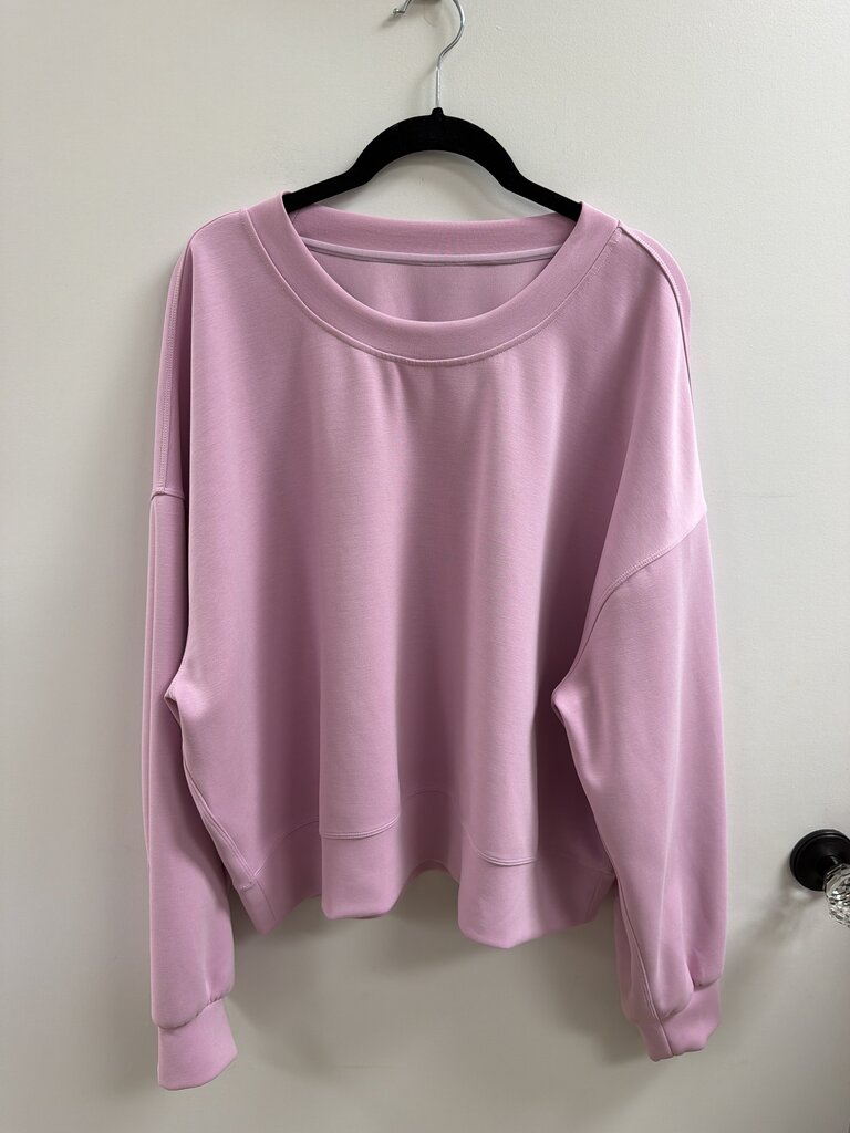 Lululemon Pink Crew Sweatshirt