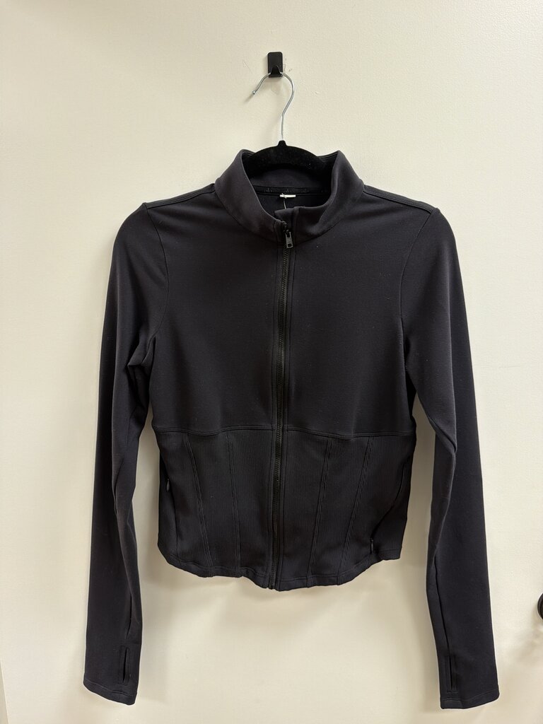 Alo Black Zip Up Jacket