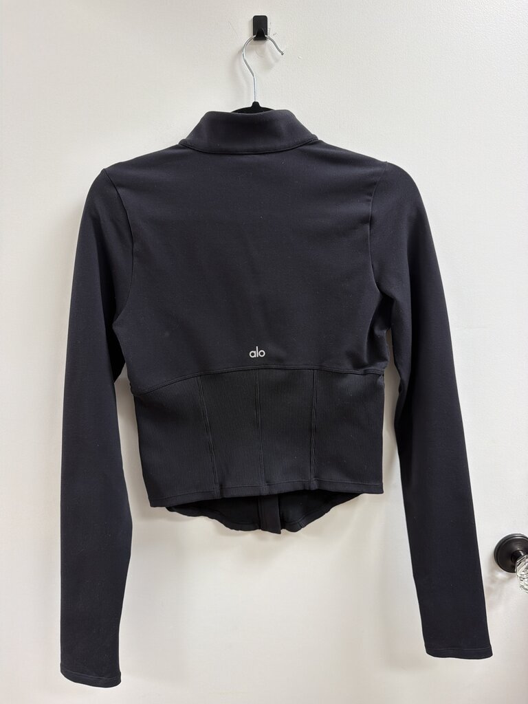 Alo Black Zip Up Jacket