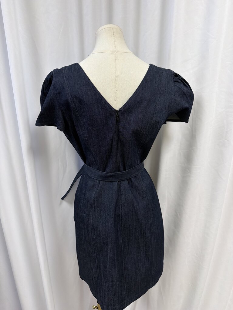 Cinq a Sept Short Sleeve Denim Dress