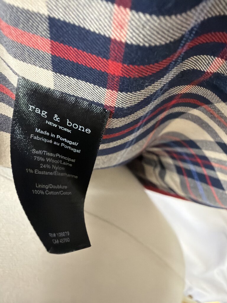 rag & bone Red Wool Blazer
