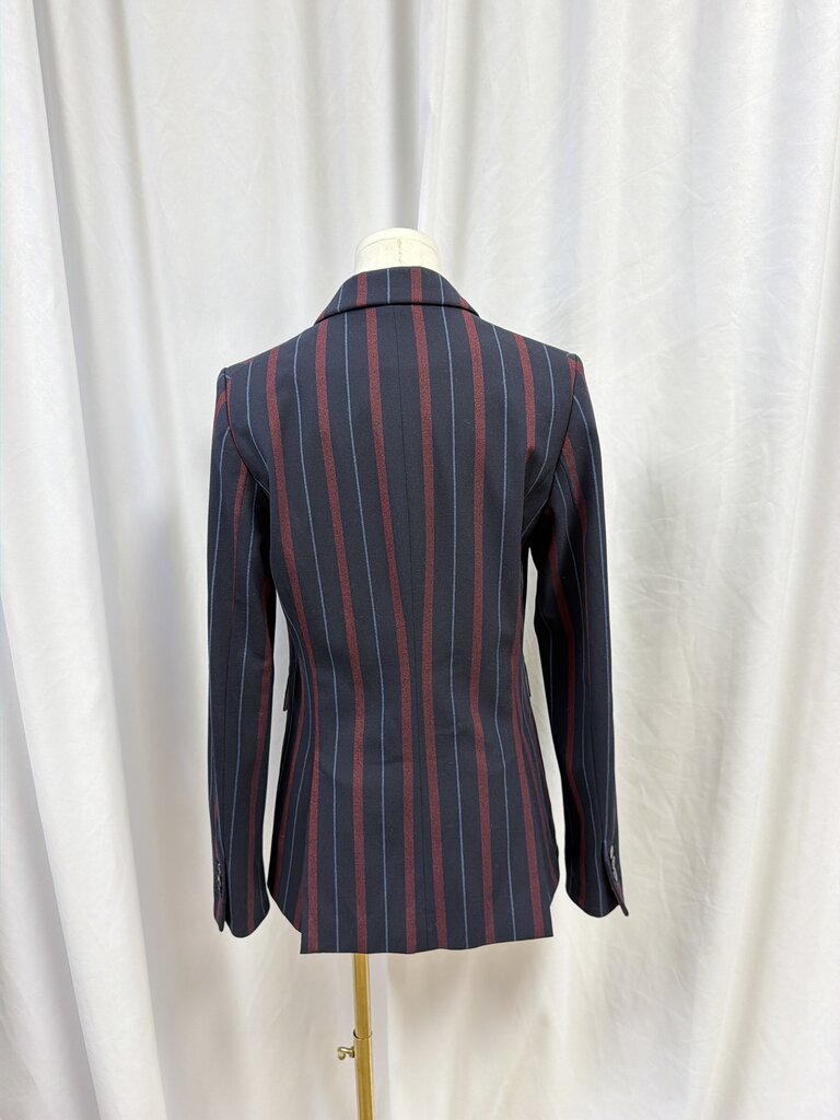 Veronica Beard Striped Dickey Blazer