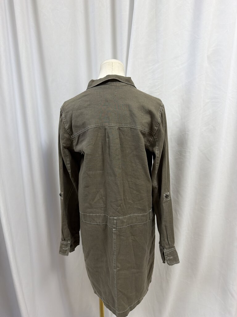 Michael Stars Khaki Linen Dress