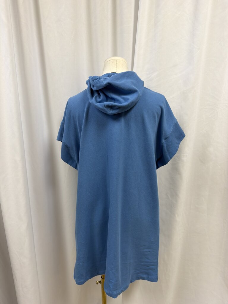 Fifteen Twenty Blue Short Sleeve Sweatshirt Dress