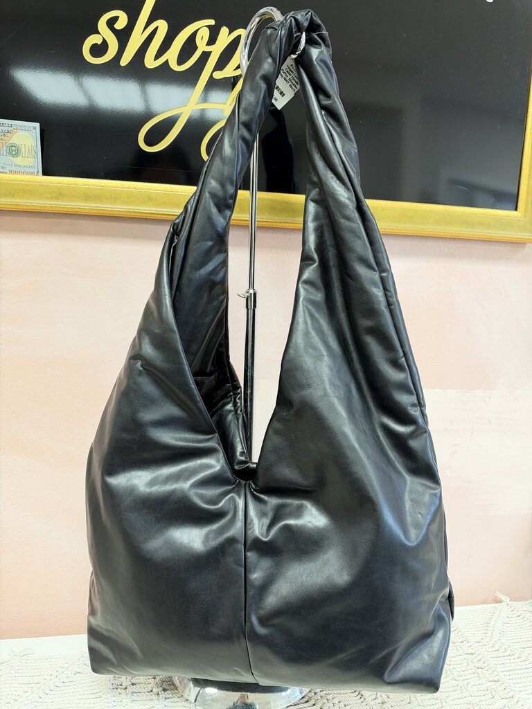 A.L.C. Vegan Leather Twist Handle Puffer Shoulder Bag NWT