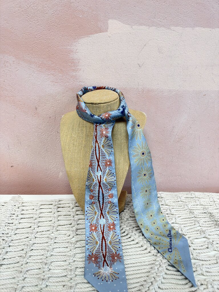 Dior "Tree of Life Mitzah" Silk Twilly