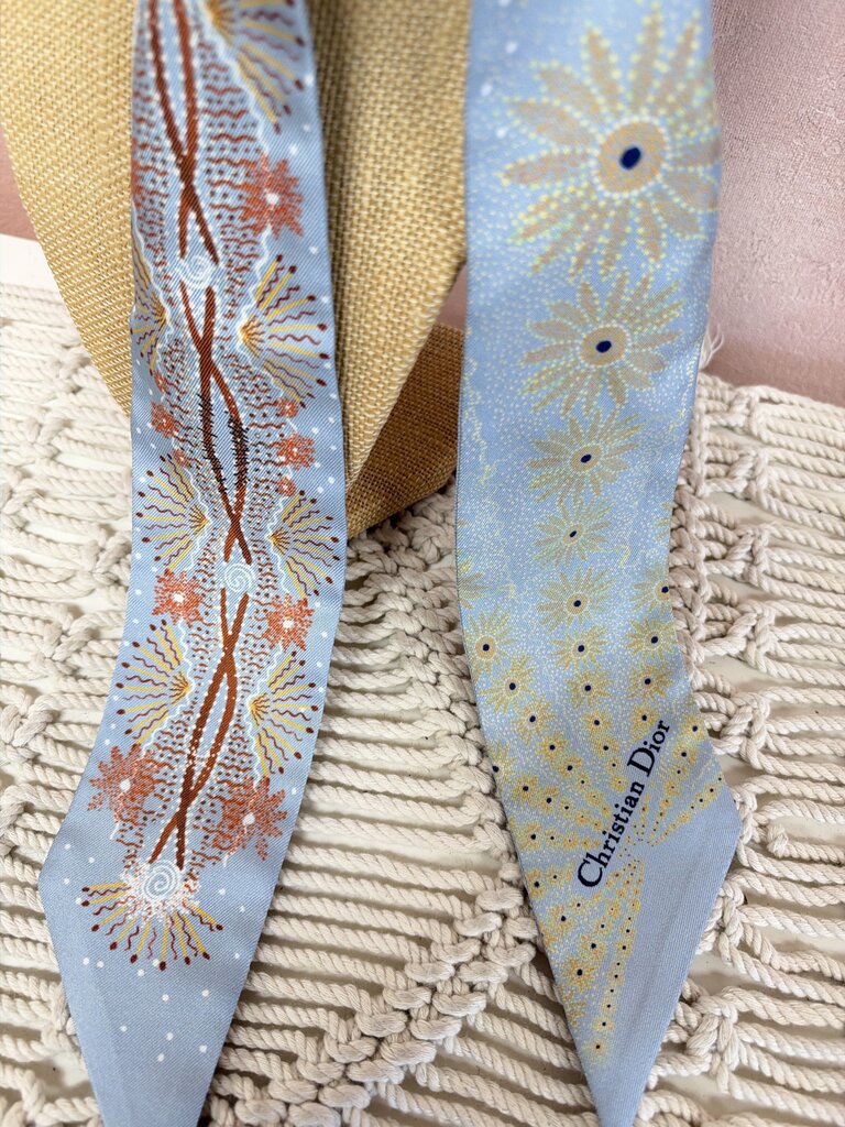 Dior "Tree of Life Mitzah" Silk Twilly