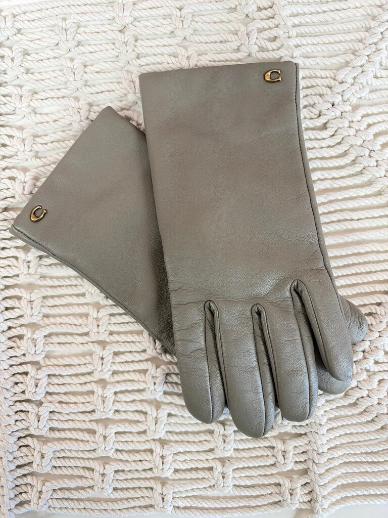 Coach Leather Gloved