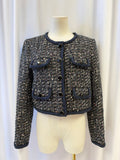 Self-Portrait Tweed Cropped Jacket