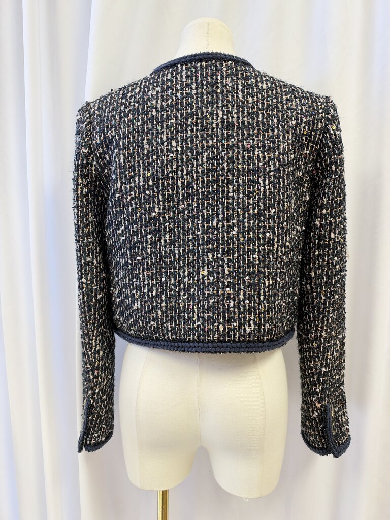 Self-Portrait Tweed Cropped Jacket
