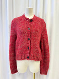 Frame Red Alpaca Cardigan