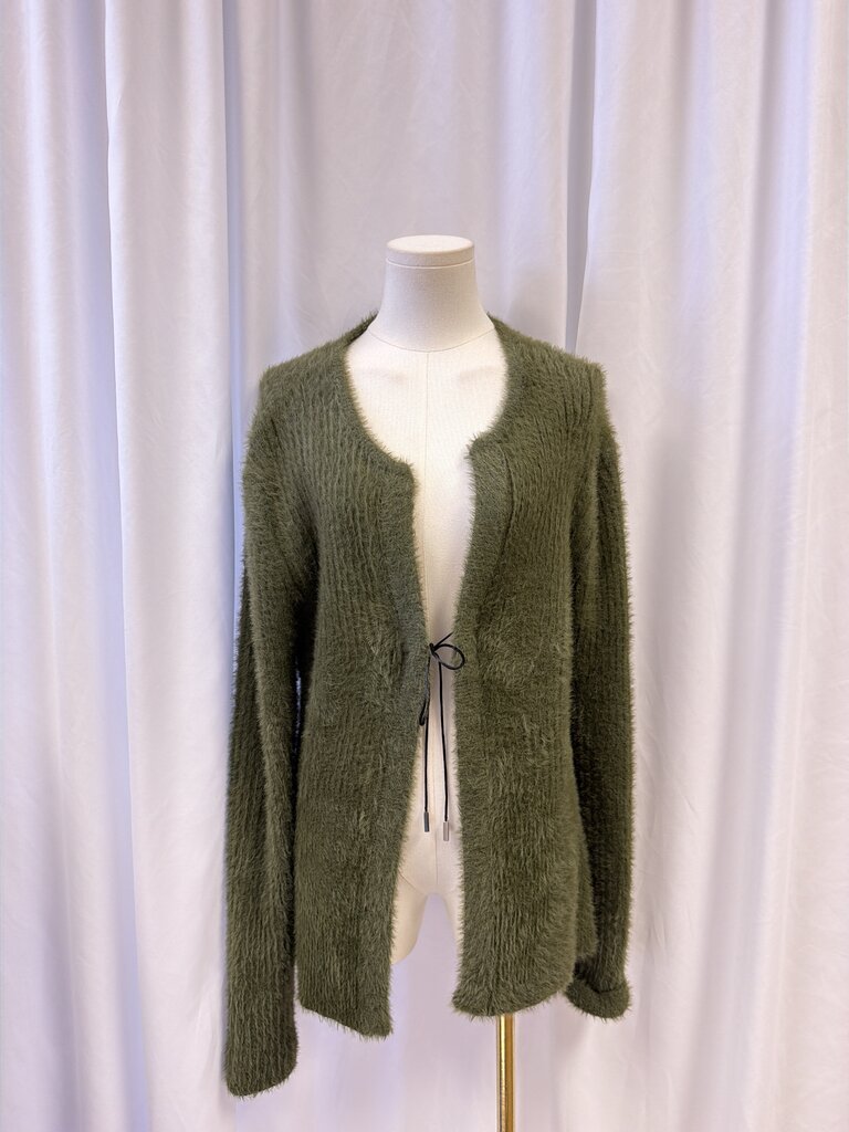 16Arlington Mohair Tie Front Cardigan