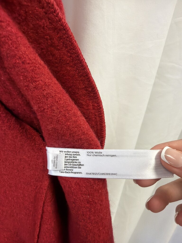 Eileen Fisher Wool High Collar Coat NWT (Originally $428)